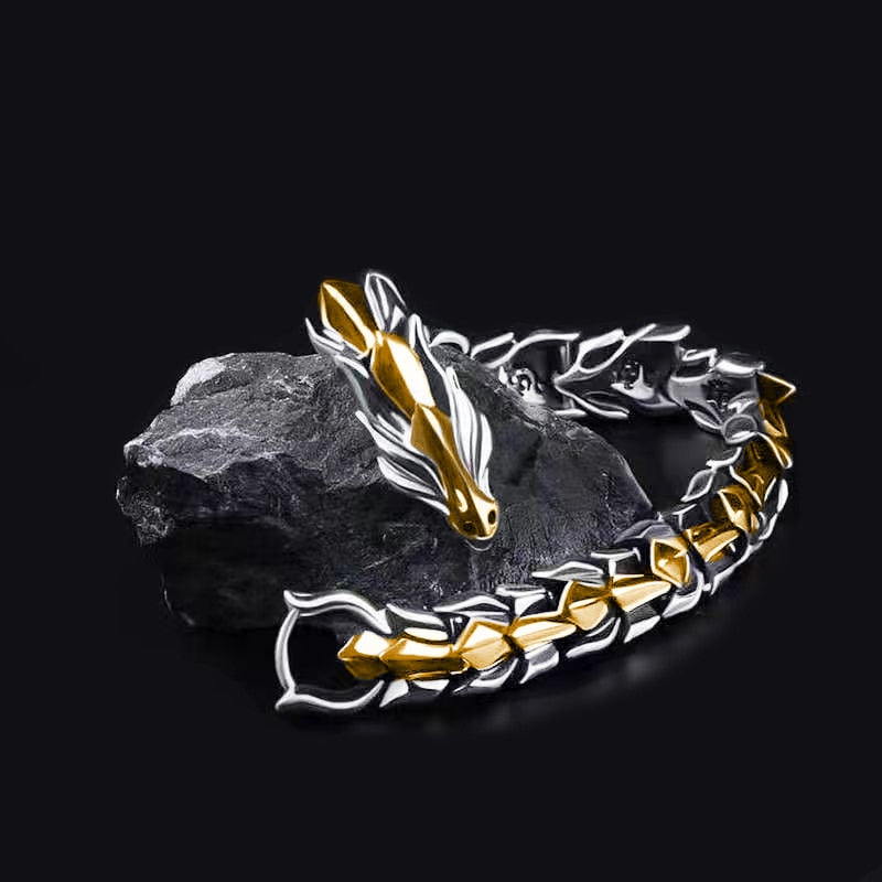 Dragon Hollywood X - Mens and Womens Jewelry Dragon Head Bracelet Retro Extraordinary Unique Dragon Bracelet - Accessories Awesome Gifts - BEVERLY HILLS - CALIFORNIA - USA