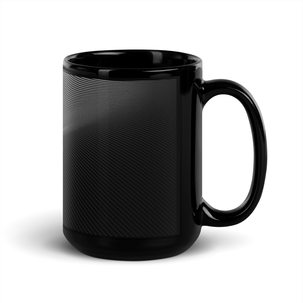 A Dragon Hollywood X - Black Glossy Goblet Mug - { THE HOLLY GRAIL } #1 - Cup, Jug, Flagon, Chalice, Coffee - BEVERLY HILLS-CALIFORNIA-USA