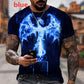 Dragon Hollywood X - Hipster Dragon Tee Shirt Cool Animal 3D Printed T Shirt Short Sleeve Funny Tops