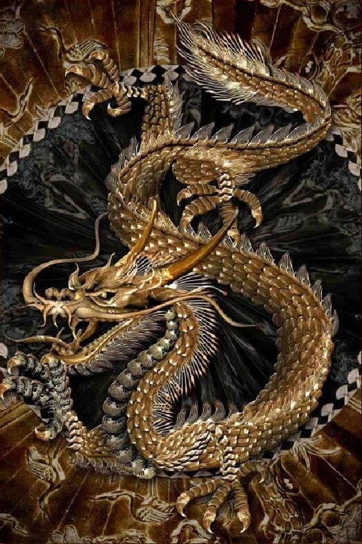 Dragon Hollywood X - Dragon Canvas Painting Print Posters and Modern Art Oil Painting  Prints Home Living Room Decorations - BEVERLY HILLS CALIFORNIA