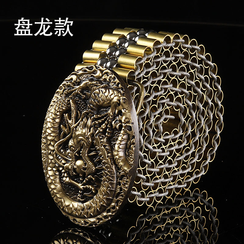 Dragon Hollywood X - UNISEX - Pure copper belt Luxury Metal designer belts fashion self defense tactical waistband - BEVERLY HILLS CALIFORNIA