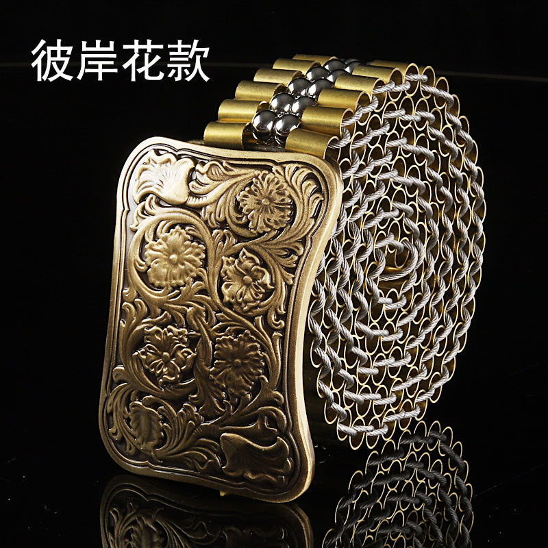 Dragon Hollywood X - UNISEX - Pure copper belt Luxury Metal designer belts fashion self defense tactical waistband - BEVERLY HILLS CALIFORNIA