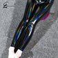 Dragon Hollywood X - Black Pu Leather Pants Unisex High Waist Leather Leggings Trousers Women Men Thick Stretch Pantalon Mujer - BEVERLY HILLS - CALIFORNIA
