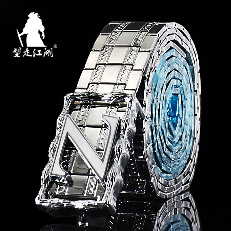 Dragon Hollywood X - UNISEX belts Stainless steel Belt metal waistband luxury designer Panther Buckle Strap self-defense - BEVERLY HILLS CALIFORNIA