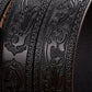 Dragon Hollywood X - Fashion Embossed Retro Male Female Unisex Belts Cowhide Genuine Leather Belt Dragon Pattern Automatic Buckle Strap - BEVERLY HILLS