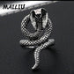 Dragon Hollywood X - Rattlesnake Ring Vintage Silver Plated Snake Ring Party Rings Women Men Ring Cool Jewelry - BEVERLY HILLS - CALIFORNIA