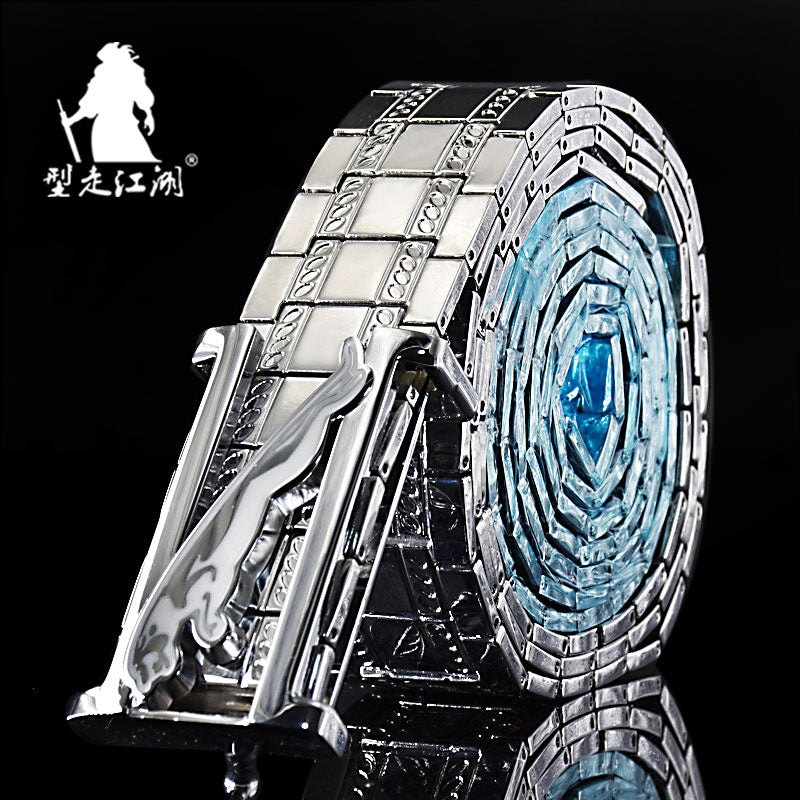 Dragon Hollywood X - UNISEX belts Stainless steel Belt metal waistband luxury designer Panther Buckle Strap self-defense - BEVERLY HILLS CALIFORNIA
