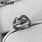 Dragon Hollywood X - Rattlesnake Ring Vintage Silver Plated Snake Ring Party Rings Women Men Ring Cool Jewelry - BEVERLY HILLS - CALIFORNIA