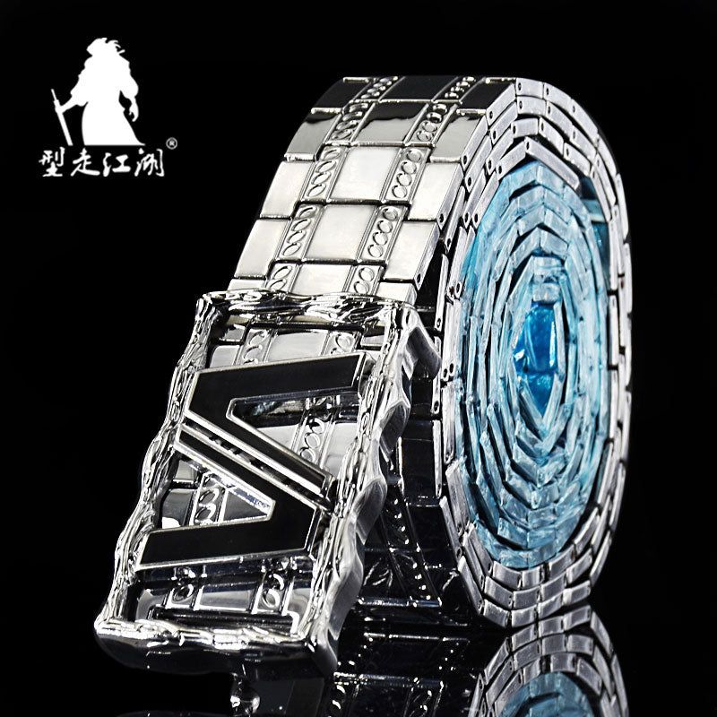 Dragon Hollywood X - UNISEX belts Stainless steel Belt metal waistband luxury designer Panther Buckle Strap self-defense - BEVERLY HILLS CALIFORNIA