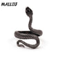 Dragon Hollywood X - Rattlesnake Ring Vintage Silver Plated Snake Ring Party Rings Women Men Ring Cool Jewelry - BEVERLY HILLS - CALIFORNIA