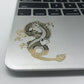 Dragon Hollywood X - Personality Dragon tiger figure Yin and Yang mobile phone computer decorative sticker eight diagrams Dragon fight metal stickers -BEVERLY HILLS, CA