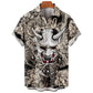 Dragon Hollywood X - 2023 3d Myth Retro Animal Men's Hawaiian Shirts Lapel Mens Womens Children Shirt Summer Shirts Lionfish Dragon Print Short Sleeve Loose Eu Size
