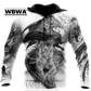 Dragon Hollywood X - Dragon And Tiger Tattoos 3D Printed Unisex Deluxe Hoodie Men Sweatshirt Streetwear Pullover Casual Jacket Tracksuit - BEVERLY HILLS CALIFORNIA