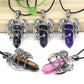 DRAGON HOLLYWOOD X - Fashion Dragon Shape Pendant Natural Stone Necklace Hexagonal Crystal Jewelry Accessories Reiki Healing Lapis Lazuli Amethyst - BEVERLY HILLS, CA