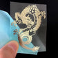 Dragon Hollywood X - Personality Dragon tiger figure Yin and Yang mobile phone computer decorative sticker eight diagrams Dragon fight metal stickers -BEVERLY HILLS, CA