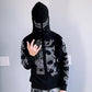 Dragon Hollywood X - Men and Womens Rhinestone Dragon Print Top Sweatshirts Long Sleeve Casual Hoodie Oversize Hip Hop Fashion Y2k Clothes Pullover Jackets Coat