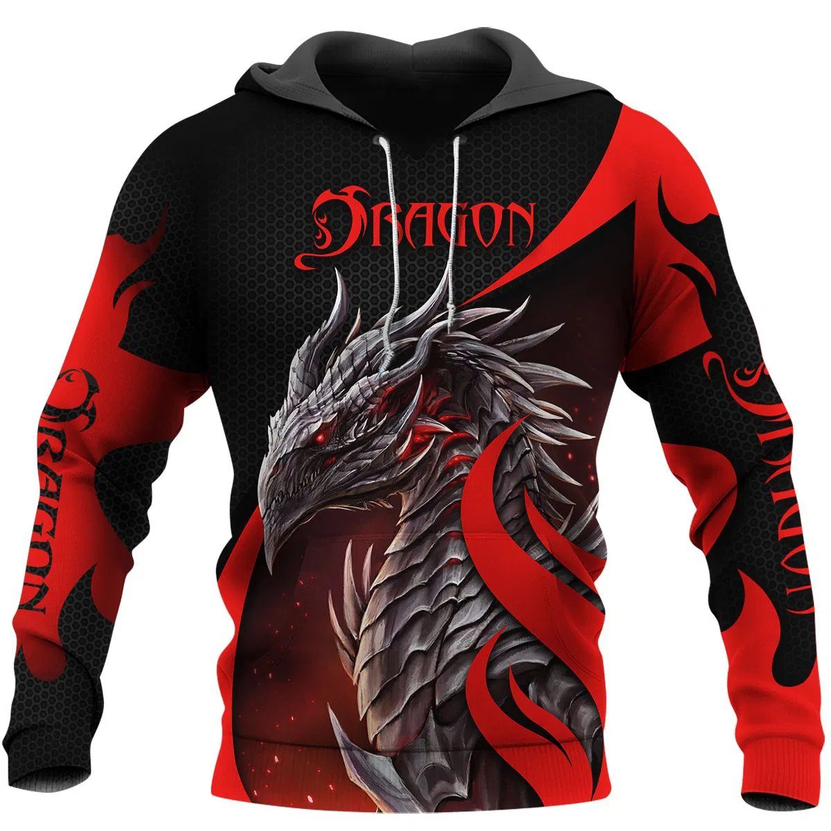 Dragon Hollywood X - Dragon And Tiger Tattoos 3D Printed Unisex Deluxe Hoodie Men Sweatshirt Streetwear Pullover Casual Jacket Tracksuit - BEVERLY HILLS CALIFORNIA