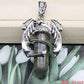 DRAGON HOLLYWOOD X - Fashion Dragon Shape Pendant Natural Stone Necklace Hexagonal Crystal Jewelry Accessories Reiki Healing Lapis Lazuli Amethyst - BEVERLY HILLS, CA