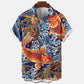 Dragon Hollywood X - 2023 3d Myth Retro Animal Men's Hawaiian Shirts Lapel Mens Womens Children Shirt Summer Shirts Lionfish Dragon Print Short Sleeve Loose Eu Size