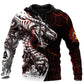 Dragon Hollywood X - Vintage Men & Womens Hoodies Fashion Dragons Lions Wolves Printing Loose Pullover New Pattern Hooded Sweatshirts Comfortable Leisure Jackets - BEVERLY HILLS CALIFORNIA-