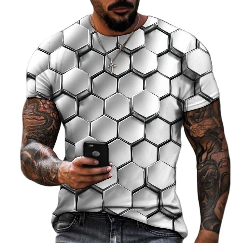 DRAGON HOLLYWOOD X - 3D Abstract Clothing Tattoo Dragon MENS WOMENS T Shirt 3D Printed Short Sleeve Polyester Fashion Casual Hip Hop Top Summer Free - BEVERLY HILLS