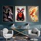 DRAGON HOLLYWOOD X - Nordic Cartoon Animal Dragon Owl Canvas Painting Posters and Prints Wall Art for Living Room Home Decoration Painting - BEVERLY HILLS, CA