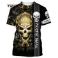 Dragon Hollywood X -,Reaper Skull Angel And Demon 3D Printed All Over Men's T-shirts Summer Fashion Harajuku Short Sleeve Shirts Unisex Tops Tee