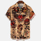 Dragon Hollywood X - 2023 3d Myth Retro Animal Men's Hawaiian Shirts Lapel Mens Womens Children Shirt Summer Shirts Lionfish Dragon Print Short Sleeve Loose Eu Size