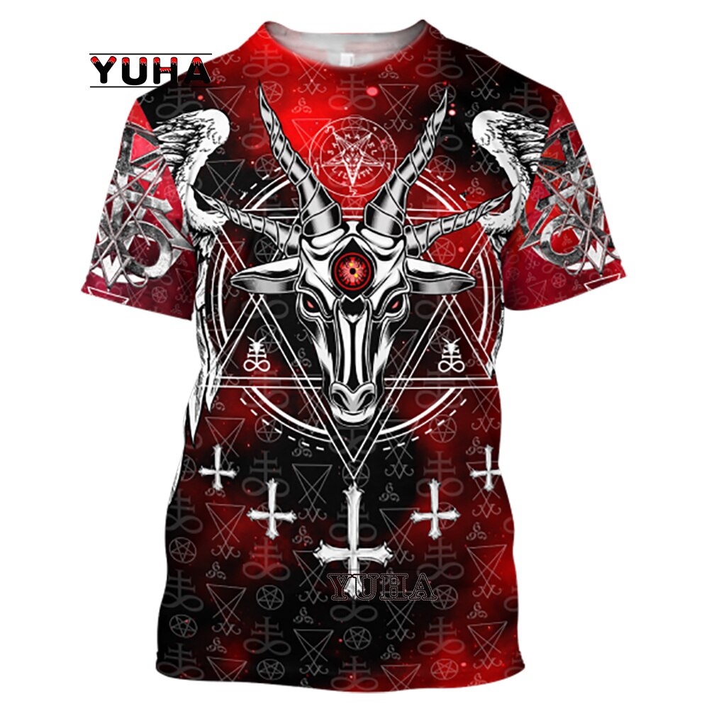 Dragon Hollywood X -,Reaper Skull Angel And Demon 3D Printed All Over Men's T-shirts Summer Fashion Harajuku Short Sleeve Shirts Unisex Tops Tee