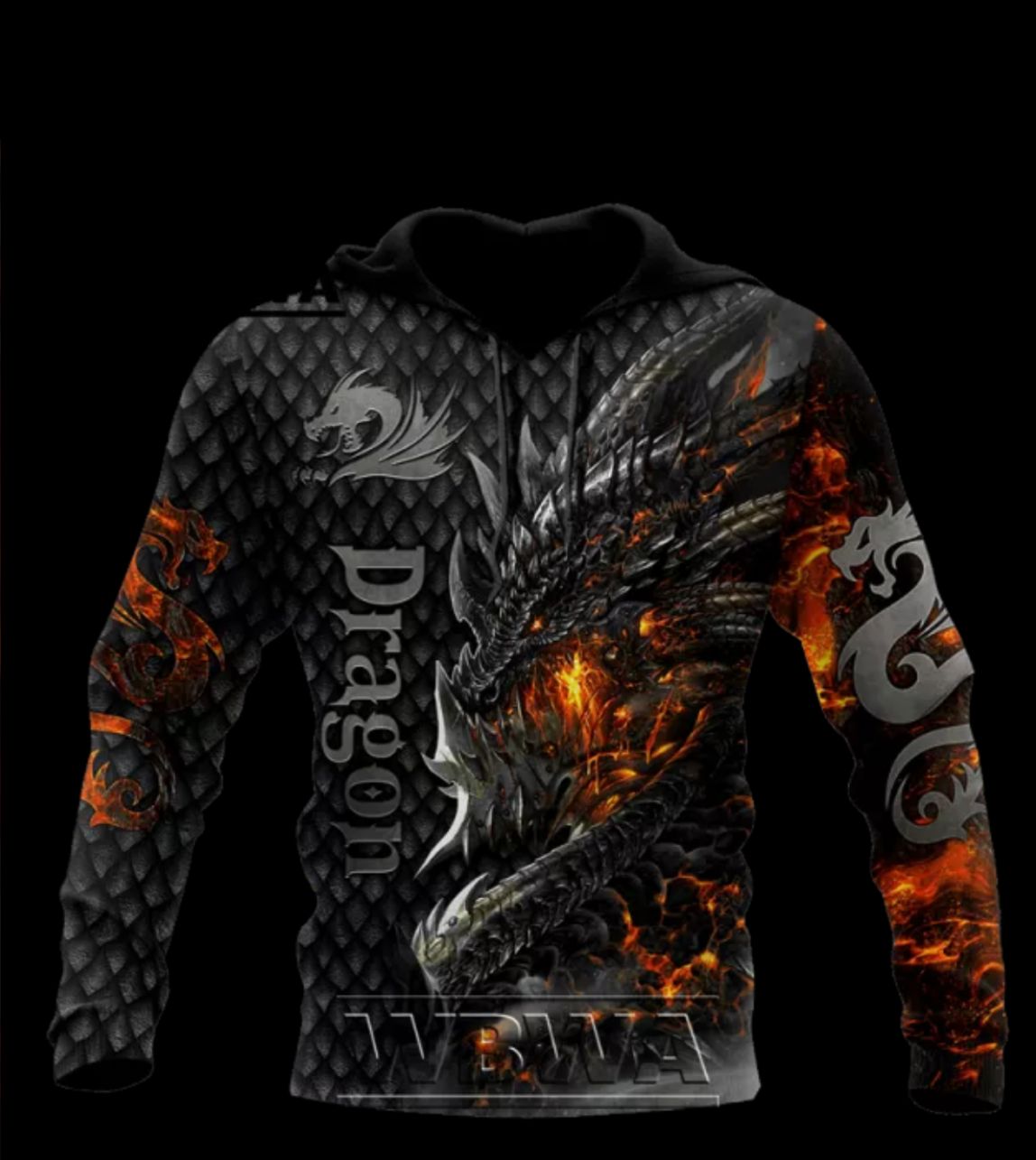Dragon Hollywood X - Dragon And Tiger Tattoos 3D Printed Unisex Deluxe Hoodie Men Sweatshirt Streetwear Pullover Casual Jacket Tracksuit - BEVERLY HILLS CALIFORNIA