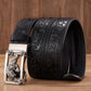 Dragon Hollywood X - Fashion Embossed Retro Male Female Unisex Belts Cowhide Genuine Leather Belt Dragon Pattern Automatic Buckle Strap - BEVERLY HILLS