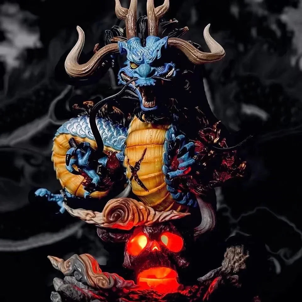 DRAGON HOLLYWOOD X - 22cm One Piece Anime Figure GK Kaido Dragon Form Four Emperors With Lamp Toy For Gift PVC Action Figure Model Dolls Anti-stress - BEVERLY HILLS, CA
