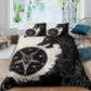 DRAGON HOLLYWOOD X - Duvet Cover Head of Dragon Ornate Effects on Backdrop Mythical Illustration for Women Men Kids Bedroom Decorations White Green BLUE - BEVERLY HILLS, CA