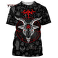 Dragon Hollywood X -,Reaper Skull Angel And Demon 3D Printed All Over Men's T-shirts Summer Fashion Harajuku Short Sleeve Shirts Unisex Tops Tee