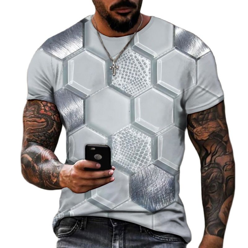 DRAGON HOLLYWOOD X - 3D Abstract Clothing Tattoo Dragon MENS WOMENS T Shirt 3D Printed Short Sleeve Polyester Fashion Casual Hip Hop Top Summer Free - BEVERLY HILLS