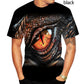 Dragon Hollywood X - Horror Eerie Snake 3D Printing Men Women Children Domineering T-shirt Fashion Novelty Short Sleeve Unisex Fun Snakeskin Cobra Tops