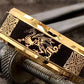 DRAGON HOLLYWOOD X - 2023 Cool Gold Color Men Dragon Pattern Crystal Animal Rings for Party OR Wedding Accessories Man Jewelry