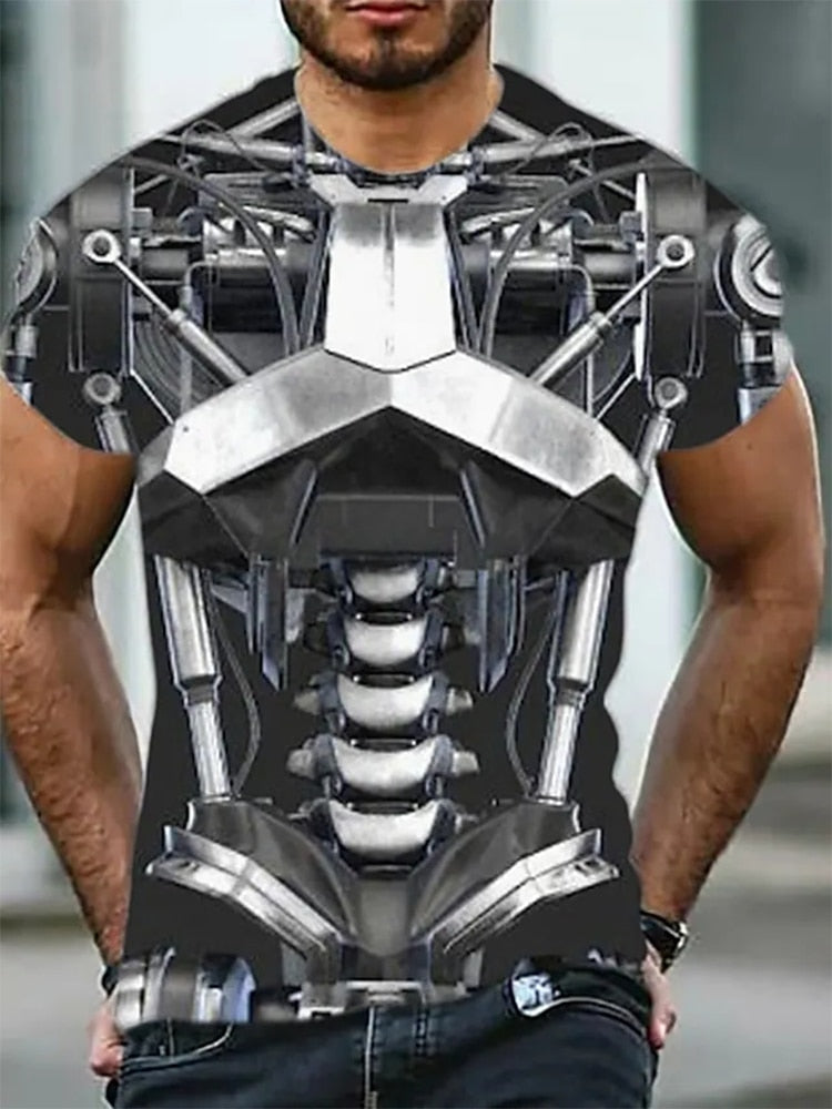 DRAGON HOLLYWOOD X - 3D Abstract Clothing Tattoo Dragon MENS WOMENS T Shirt 3D Printed Short Sleeve Polyester Fashion Casual Hip Hop Top Summer Free - BEVERLY HILLS