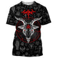 Dragon Hollywood X -,Reaper Skull Angel And Demon 3D Printed All Over Men's T-shirts Summer Fashion Harajuku Short Sleeve Shirts Unisex Tops Tee