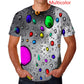 Dragon Hollywood X - Fashion Raindrop 3D Printing T Shirt Water drop Unisex Funny Short Sleeve Tee
