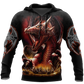 Dragon Hollywood X - Dragon And Tiger Tattoos 3D Printed Unisex Deluxe Hoodie Men Sweatshirt Streetwear Pullover Casual Jacket Tracksuit - BEVERLY HILLS CALIFORNIA