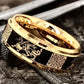 DRAGON HOLLYWOOD X - 2023 Cool Gold Color Men Dragon Pattern Crystal Animal Rings for Party OR Wedding Accessories Man Jewelry