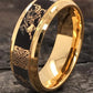 DRAGON HOLLYWOOD X - 2023 Cool Gold Color Men Dragon Pattern Crystal Animal Rings for Party OR Wedding Accessories Man Jewelry