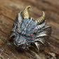 Dragon Hollywood X - Retro Demon Dragon Siren Ring Domineering Rings Accessories Trendy Men Women Jewelry Adjustable Size - BEVERLY HILLS, CALIFORNIA