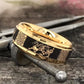 DRAGON HOLLYWOOD X - 2023 Cool Gold Color Men Dragon Pattern Crystal Animal Rings for Party OR Wedding Accessories Man Jewelry