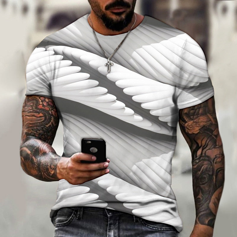 DRAGON HOLLYWOOD X - 3D Abstract Clothing Tattoo Dragon MENS WOMENS T Shirt 3D Printed Short Sleeve Polyester Fashion Casual Hip Hop Top Summer Free - BEVERLY HILLS