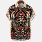 Dragon Hollywood X - 2023 3d Myth Retro Animal Men's Hawaiian Shirts Lapel Mens Womens Children Shirt Summer Shirts Lionfish Dragon Print Short Sleeve Loose Eu Size