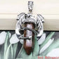 DRAGON HOLLYWOOD X - Fashion Dragon Shape Pendant Natural Stone Necklace Hexagonal Crystal Jewelry Accessories Reiki Healing Lapis Lazuli Amethyst - BEVERLY HILLS, CA