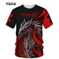 Dragon Hollywood X - Flying Dragon Art 3D Printed Mens and Womens Childrens T-shirt Summer Cool O Neck Short Sleeve Tee Tops Plus Size Hip Hop Streetwear Hipster T Shirt