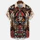 Dragon Hollywood X - 2023 3d Myth Retro Animal Men's Hawaiian Shirts Lapel Mens Womens Children Shirt Summer Shirts Lionfish Dragon Print Short Sleeve Loose Eu Size